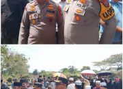 Kapolres Kampar dan Kapolsek Siak Hulu Pimpin Pengamanan Prosesi Pemakaman Tokoh Riau Chaidir