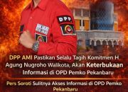 DPP AMI Desak Walikota Pekanbaru Soal Hak Pers, Dan Keterbukaan Informasi Publik Pada OPD