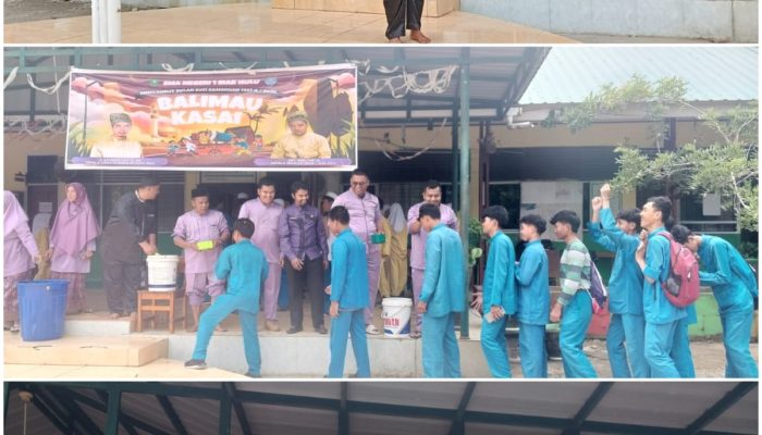 Semarak Balimau Kasai, OSIS SMAN 1 Siak Hulu Gelar Pawai Sambut Ramadhan 1447 H