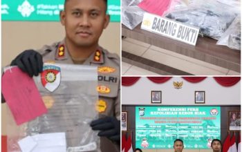 Polres Siak Gelar Konferensi Pers Ungkap Kasus Pembunuhan Di Minas