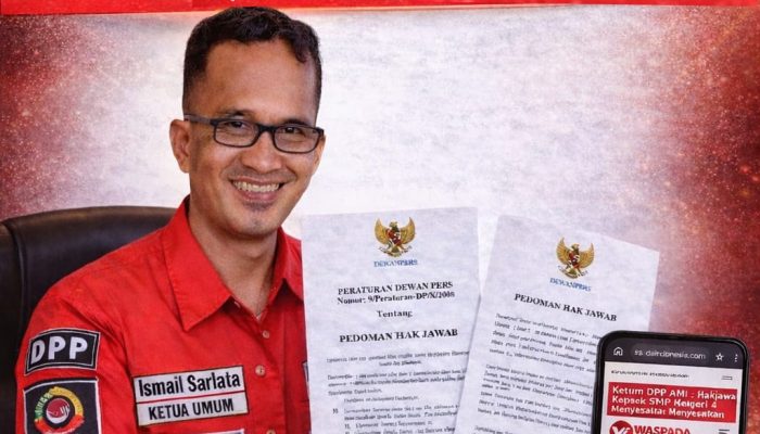 Ketum DPP AMI : Hak jawab Kepsek SMP Negeri 4 Pekanbaru, Sesat dan Menyesatkan