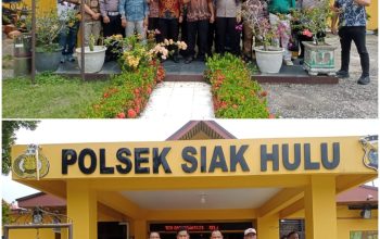 Pisah Sambut Kapolsek Siak Hulu, Ketum Ormas LCI Hadiri Undangan Bersama Insan Pers
