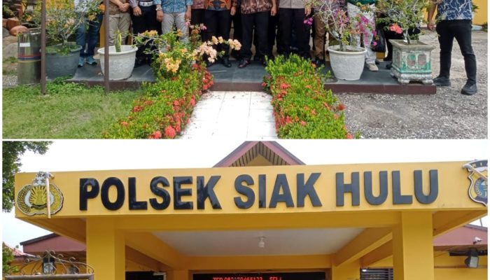 Pisah Sambut Kapolsek Siak Hulu, Ketum Ormas LCI Hadiri Undangan Bersama Insan Pers