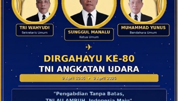 Dirgahayu Ke-80 TNI AU, Ormas LCI: Langit Indonesia Milik Ksatria Dirgantara yang Tak Pernah Goyah