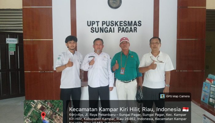 LCI Sambangi UPT Puskesmas Sungai Pagar, Soroti Pelayanan Kesehatan Masyarakat Kampar Kiri Hilir