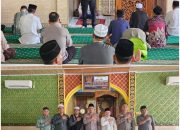 Green Harkamtibmas : Kapolsek Siak Hulu Sampaikan Imbauan Kamtibmas kepada Jemaah Masjid Al Huda Pangkalan Baru