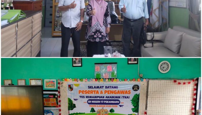 SDN 17 Pekanbaru Sambut TKA Gelar Gotong Royong dan Rapat Persiapan Sebelum Asesmen Dimulai