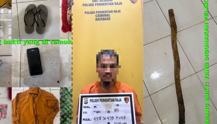 Gerak Cepat..! Unit Reskrim Polsek Perhentian Raja Tangkap Pembunuh Pengumpul Brondolan Sawit di Sialang Kubang