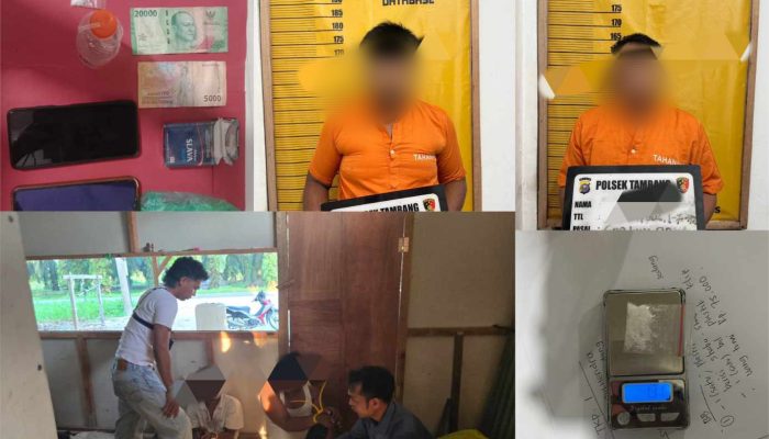 Gerak Cepat..! Tim Unit Reskrim Polsek Tambang Gerebek Pelaku Sabu Di Veron Sawit Desa Kuapan