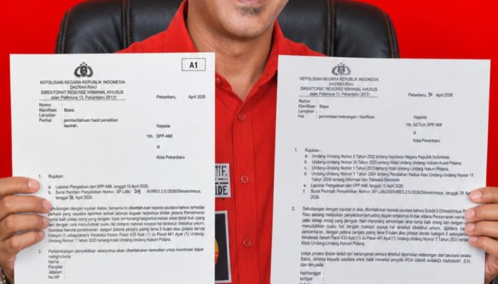 DPP AMI Penuhi Panggil Polda Riau, Bongkar Dugaan Fitnah 7 Media Abal-Abal