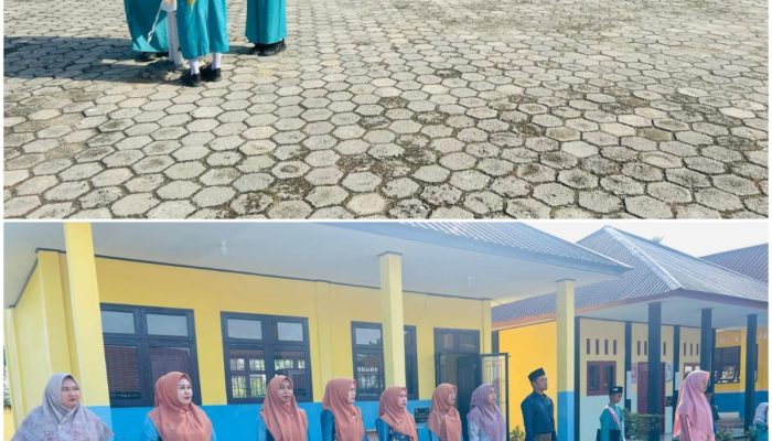 Khidmat dan Penuh Semangat, UPT SDN 010 Pantai Raja Rayakan Hardiknas 2026 dengan Upacara Bendera