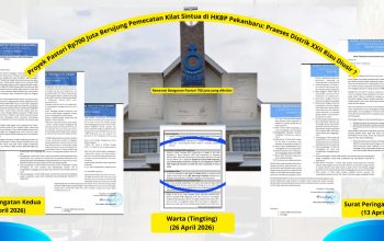 Kritisi..! Anggaran 700 Juta, Sintua di Pekanbaru Malah Dipabali Sepihak, Prosedur Aturan HKBP Diduga Sengaja Dikangkangi