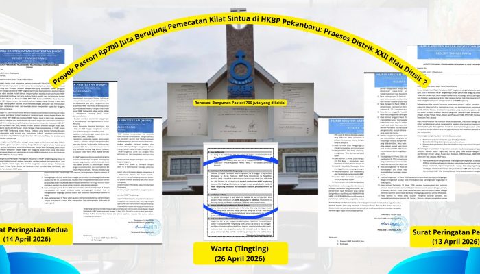 Kritisi..! Anggaran 700 Juta, Sintua di Pekanbaru Malah Dipabali Sepihak, Prosedur Aturan HKBP Diduga Sengaja Dikangkangi