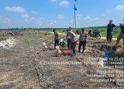 Dukung Swasembada Pangan 2026, Empat Personel Polsek Siak Hulu Cek Penanaman Jagung Kuartal II di Lahan KOPPSA-M