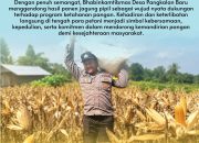 Bhabinkamtibmas Desa Pangkalan Baru Polsek Siak Hulu Tunjukkan Dukungan Nyata terhadap Ketapang melalui Panen Jagung Pipil