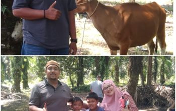 Ketua Bid Sosial Ormas LCI-Riau M Abdul Goffar Surbakti Rayakan Idul Adha 1447 H, Sembelih Hewan Kurban