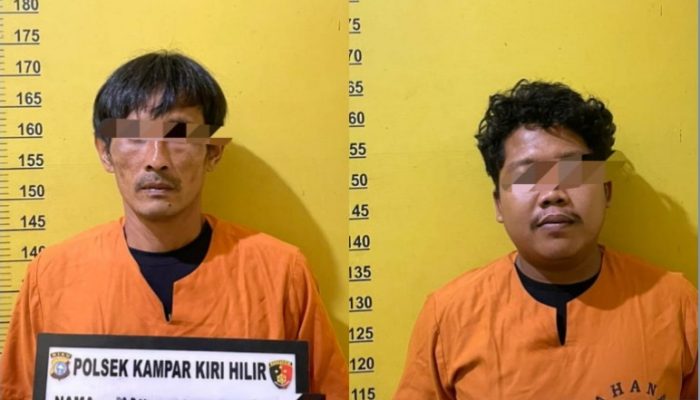 Tim Opsnal Reskrim Polsek Kampar Kiri Hilir Tangkap 2 Pelaku Pengeroyokan dan 1 Pelaku Kabur