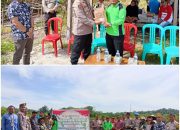 Kapolsek Kampar Pimpin Penanaman Jagung Kuartal II di Rumbio Jaya, Dukung Swasembada Pangan 2026