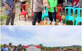 Kapolsek Kampar Pimpin Penanaman Jagung Kuartal II di Rumbio Jaya, Dukung Swasembada Pangan 2026