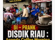 DI ~ PRANK DISDIK RIAU : Agenda Coffee Morning Dibatalkan Sepihak setelah Puluhan Wartawan Menunggu 2 Jam