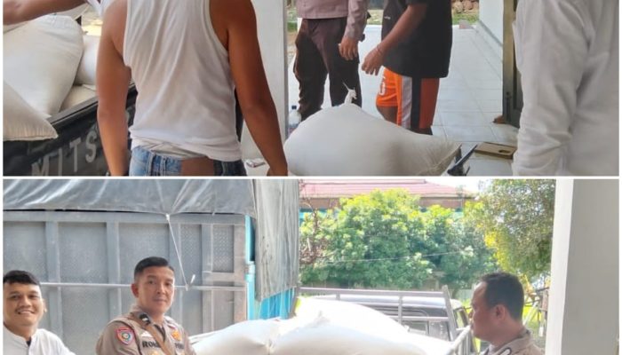 Kawal Hilirisasi Petani, Kapolsek Kampar Antar Langsung 2 Ton Jagung Pipil ke Gudang Bulog