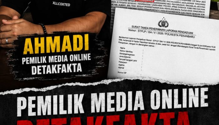 Pemilik Media Online Detakfakta Kembali Tersandung Laporan, Ahmadi Ancam Salah Satu Pemimpin Redaksi