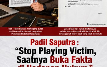 Padil Saputra: Jangan Bangun Opini, Buktikan di Pengadilan!