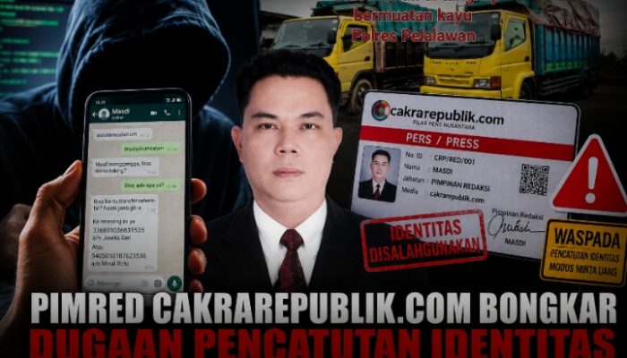 Pimred Cakrarepublik.com Bongkar Dugaan Pencatutan Identitas, Nama Anggota Kodam/XIX Tuanku Tambusai Ikut Dicatut Oknum