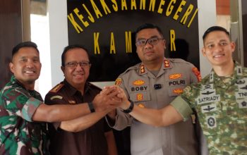 Tingkatkan Sinergitas, Kapolres Kampar Pererat Antar Instansi Gelar Silaturahmi Lintas Sektoral Antara TNI Dan Kejaksaan