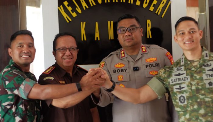 Tingkatkan Sinergitas, Kapolres Kampar Pererat Antar Instansi Gelar Silaturahmi Lintas Sektoral Antara TNI Dan Kejaksaan