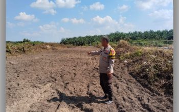 Polsek Siak Hulu Dukung Ketahanan Pangan, Pembukaan Lahan Jagung Pipil Di Desa Kepau Jaya Mulai Dilaksanakan