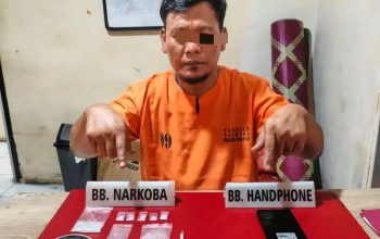 Gerak Cepat..! Polsek Tapung Tangkap Pengedar  Sabu 6,81 Gram Di Sungai Putih