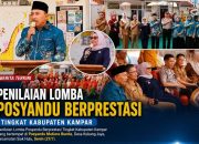 Bupati Kampar di Wakili Wakil Bupati Kampar Buka Lomba penilaian Posyandu Mutiara Bunda Kubang Jaya
