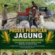 Personel Polsek Kerinci Kanan Bersama Kelompok Tani, Pipil Jagung Hasil Panen Dukung Program Ketahanan Pangan Nasional