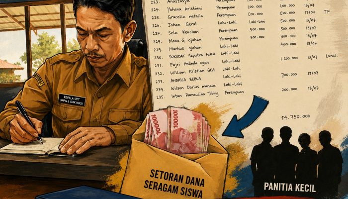 Giliran..! Kepsek UPT SMPN 6 Siak Hulu Dilaporkan LCI ke Ombudsman Riau Terkait Kelola Baju Seragam