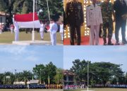 Penuh Khidmat, Camat Siak Hulu Pimpin Upacara Detik-Detik Proklamasi HUT RI ke-81 se-Kecamatan Siak Hulu