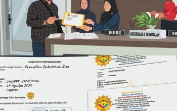 Dilaporkan..! LCI Resmi Serahkan Surat Pengaduan Dugaan Pengadaan Seragam Oleh Komite SMAN 3 Siak Hulu ke Ombudsman Riau