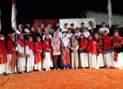 Polsek Siak Hulu Hadiri Malam Puncak HUT RI ke-81 di Desa Tanah Merah