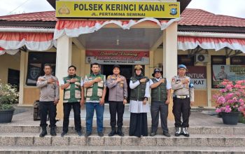 PPL Kerinci Kanan Berkomitmen Dampingi Setiap Tahapan Ketahanan Pangan Jagung Pipil Polsek Kerinci Kanan