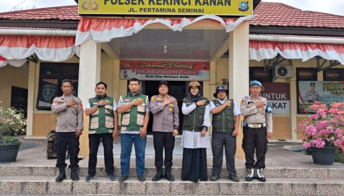 PPL Kerinci Kanan Berkomitmen Dampingi Setiap Tahapan Ketahanan Pangan Jagung Pipil Polsek Kerinci Kanan