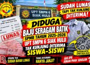 Kepsek UPT SMPN 6 Siak Hulu Ahmad Ikrom Akan Dilaporkan, Terkait Baju Seragam Batik SPMB 2025-2026 Belum Diterima Siswa-Siswi