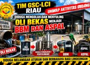 LCI Riau Bongkar Aktivitas Gudang Di Siak Hulu, Diduga Mengolah Dengan Menyuling Oli Bekas Menjadi BBM dan Aspal