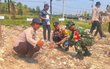 Sinergi TNI-Polri, Babinsa dan Bhabinkamtibmas Kompak Tanam Jagung Pipil Kuartal III 2026 di Kerinci Kanan