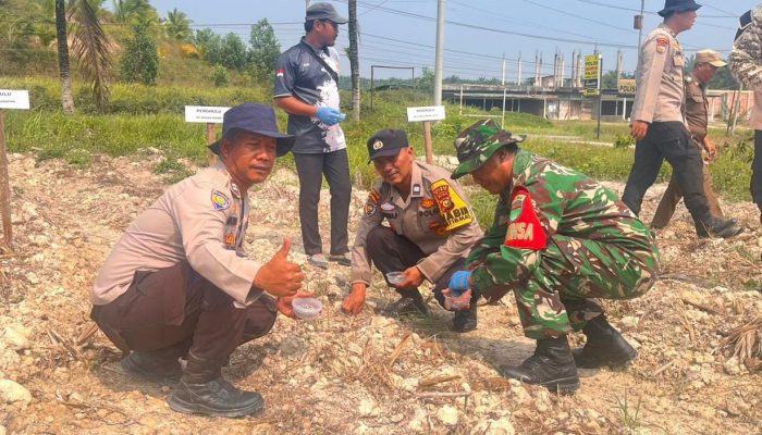 Sinergi TNI-Polri, Babinsa dan Bhabinkamtibmas Kompak Tanam Jagung Pipil Kuartal III 2026 di Kerinci Kanan