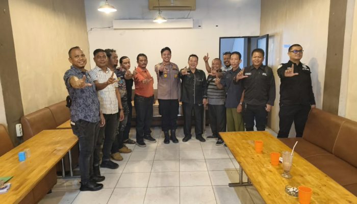 Pererat Sinergitas, Kapolsek Kandis  lakukan Temu Ramah Bersama Awak Media