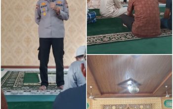 Jumat keliling..!  Kapolsek Siak Hulu Berikan Imbauan Larangan Bully, Peredaran Narkoba dan Larangan Karhutla di Masjid Nurul Huda Desa Tanah Merah