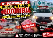 Sopir Ambulance UPT Puskesmas Kuok Meminta Sejumlah Uang untuk Mengantarkan Pasien Korban Kecelakaan Lalu Lintas
