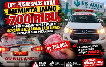 Sopir Ambulance UPT Puskesmas Kuok Meminta Sejumlah Uang untuk Mengantarkan Pasien Korban Kecelakaan Lalu Lintas