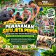 Polsek Siak Hulu Gelar Green Policing di Desa Buluh Cina, Dukung Program Penanaman Satu Juta Pohon