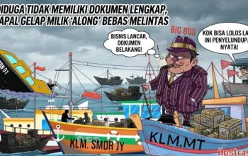 Diduga Tidak Memiliki Dokument Lengkap, Kapal Gelap Diduga Milik Along Bebas Melintas, Kok Bisa..?